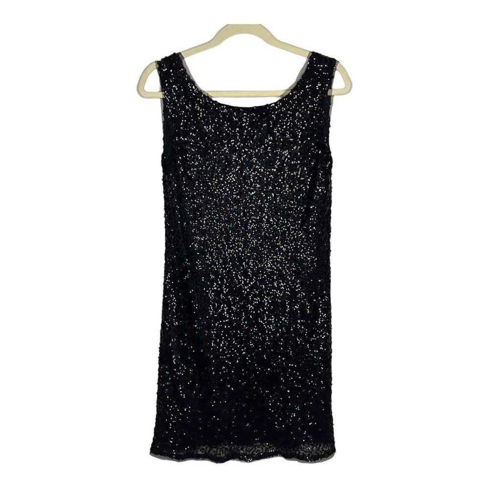 THML All Over Sequin Sleeveless Lined Short Dress Party Holiday M‎